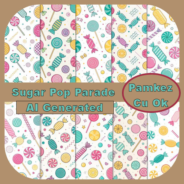 (image for) AI Sugar Pop Parade Papers